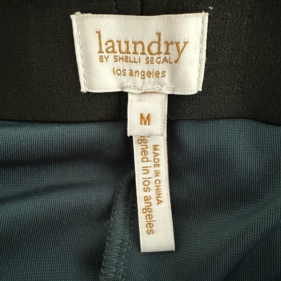 Laundry by Shelli Segal Green Velvet Midi Skirt Womens M NWOT - Picture 4 of 6